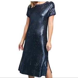 Moulinette Soeurs Navy Sequin Dress